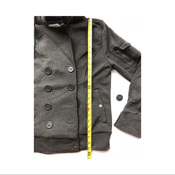 Charcoal grey double breasted jacket - Picture 6 of 8